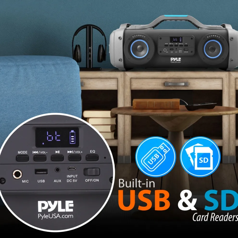 Portable Bluetooth Speaker Radio System