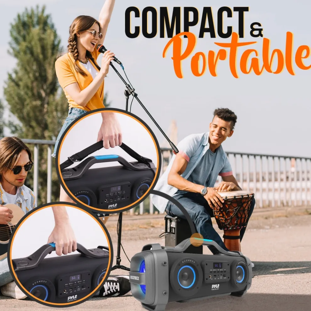 Portable Bluetooth Speaker Radio System