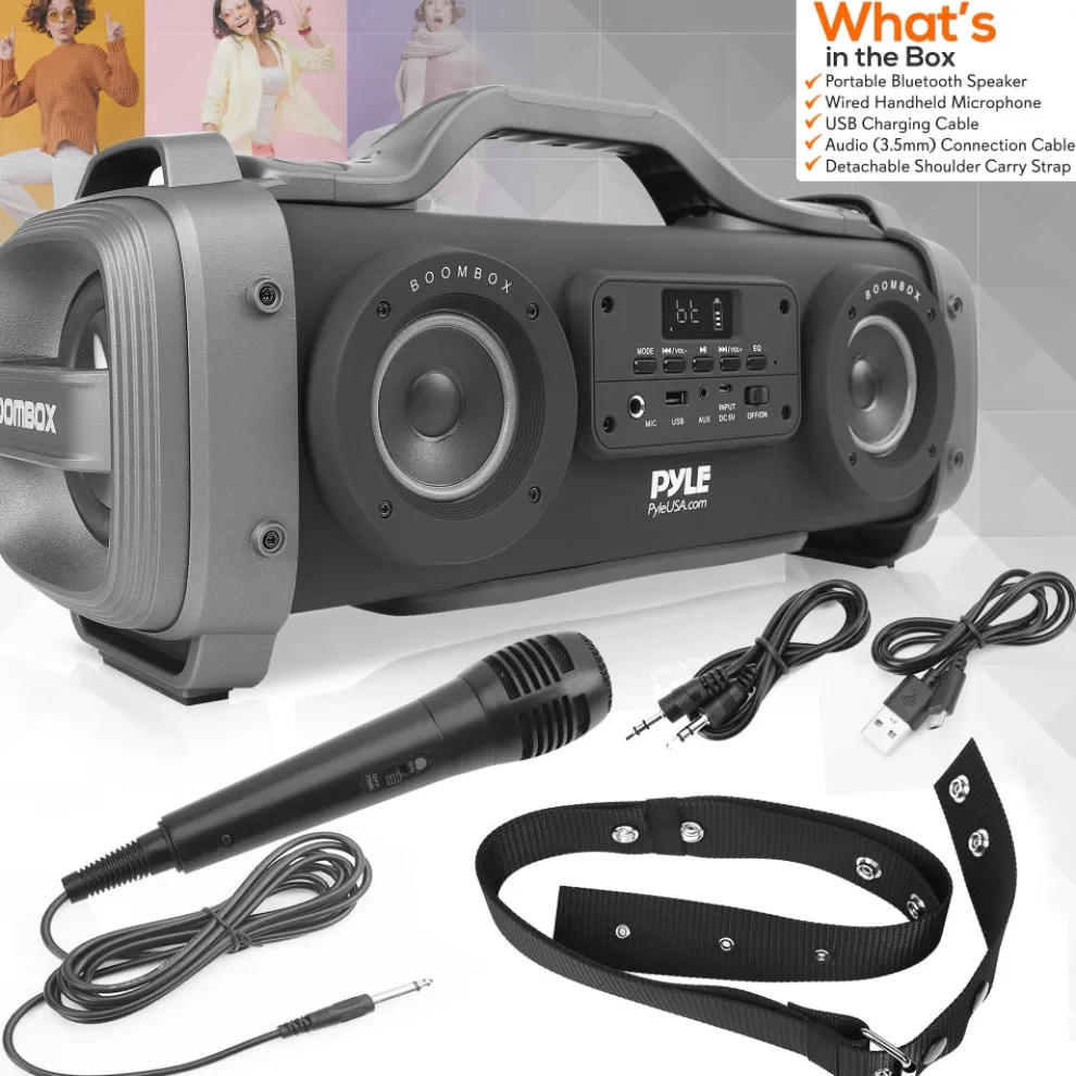 Portable Bluetooth Speaker Radio System