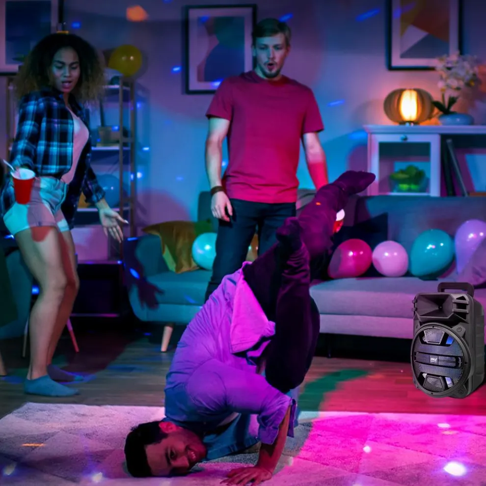 Portable Bluetooth PA Speaker 800W Rechargeable LED Lights