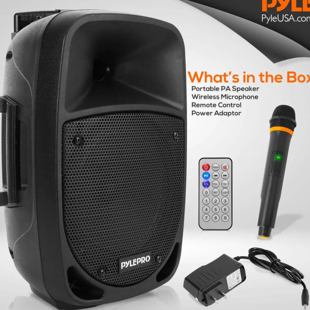 Portable Bluetooth PA Speaker 1200W Rechargeable Battery 12
