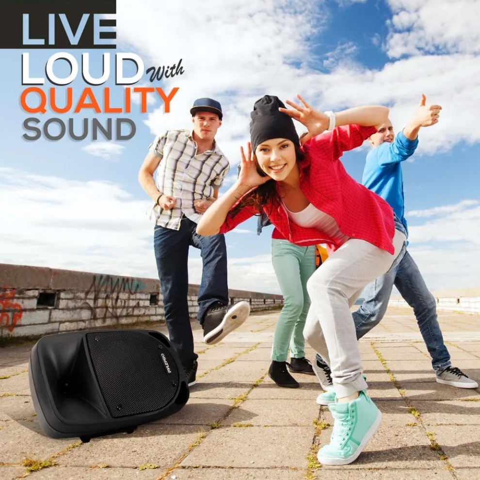 Portable Bluetooth PA Speaker 1200W Rechargeable Battery 12