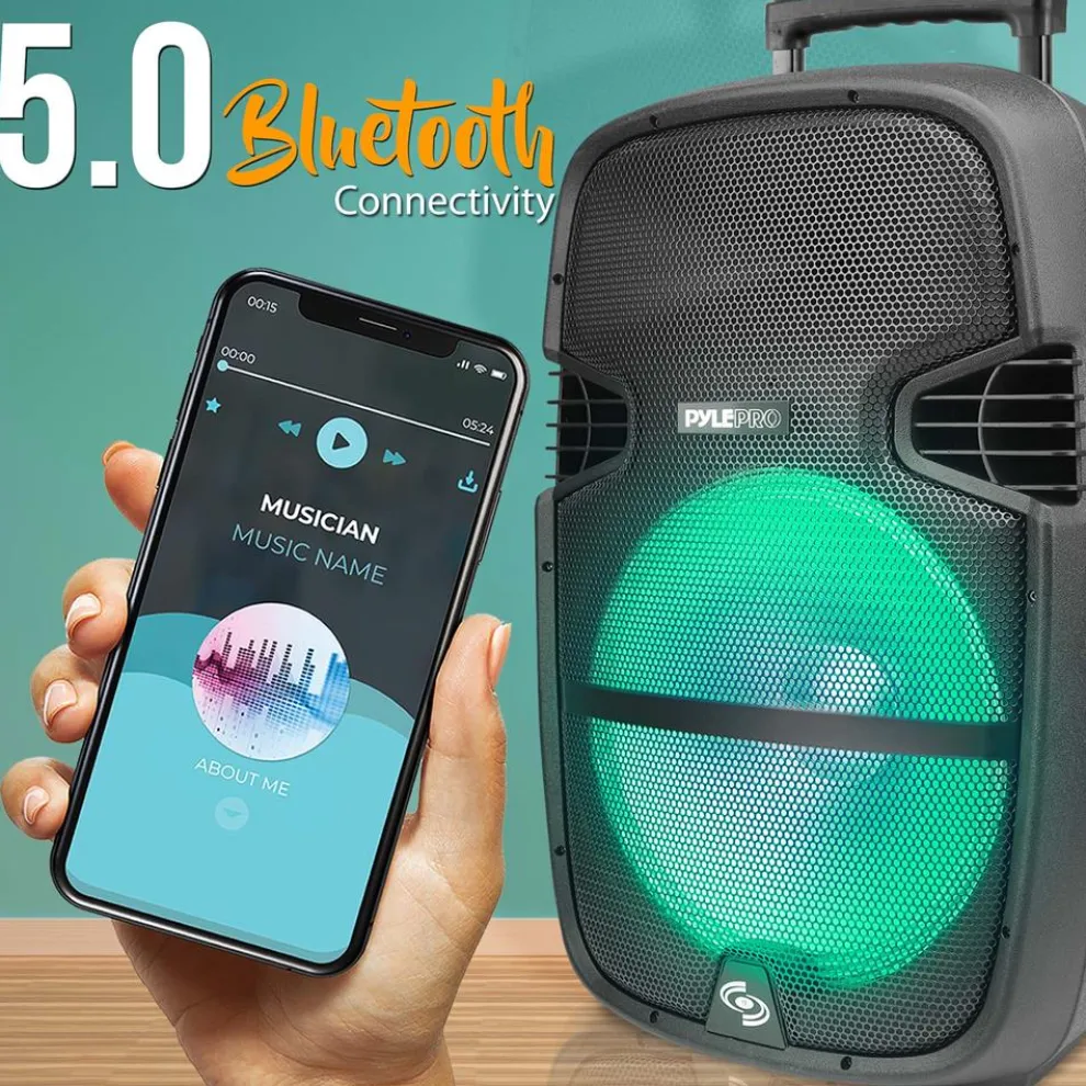 Portable Bluetooth PA Speaker 1000W, 15