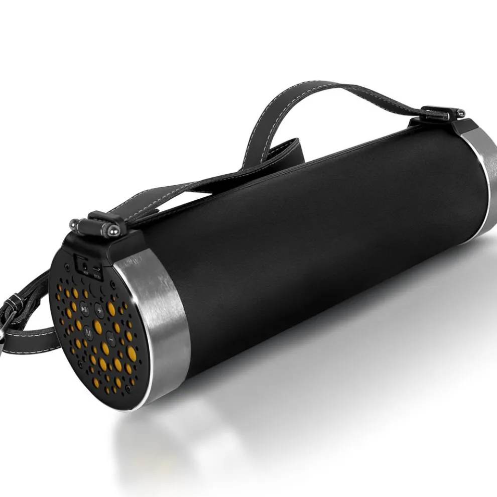 Portable Bluetooth Boombox, Rechargeable, Hi-Fi Stereo, FM Radio