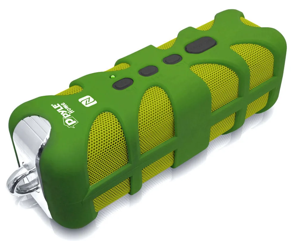 Portable Bluetooth Speaker, Waterproof, NFC Pairing, Green