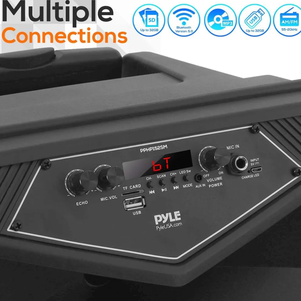 Portable Bluetooth Pa Speaker System Kit