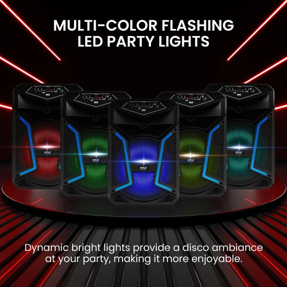 Portable Bluetooth Pa Speaker System Kit