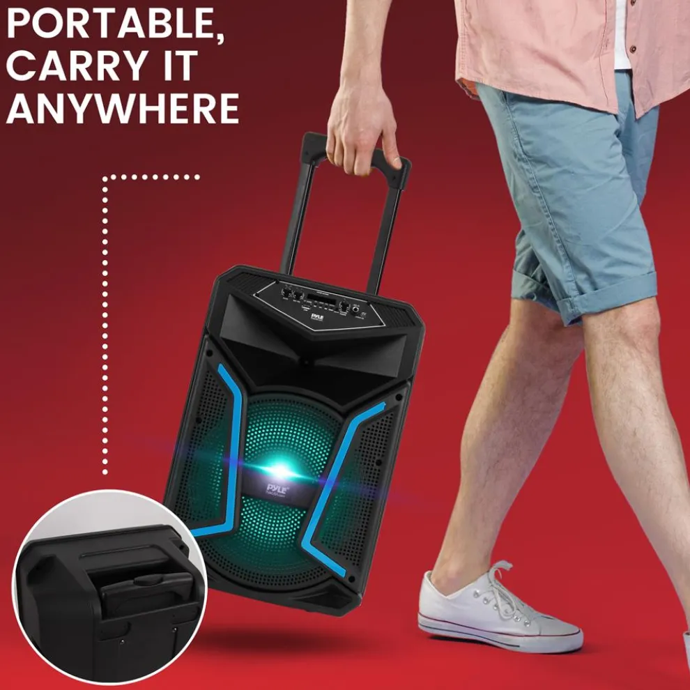 Portable Bluetooth Pa Speaker System Kit