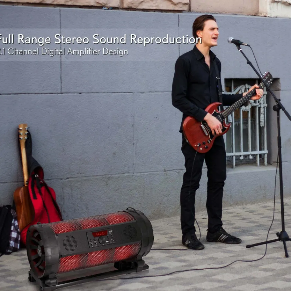 Portable Boombox Mic & Speaker System