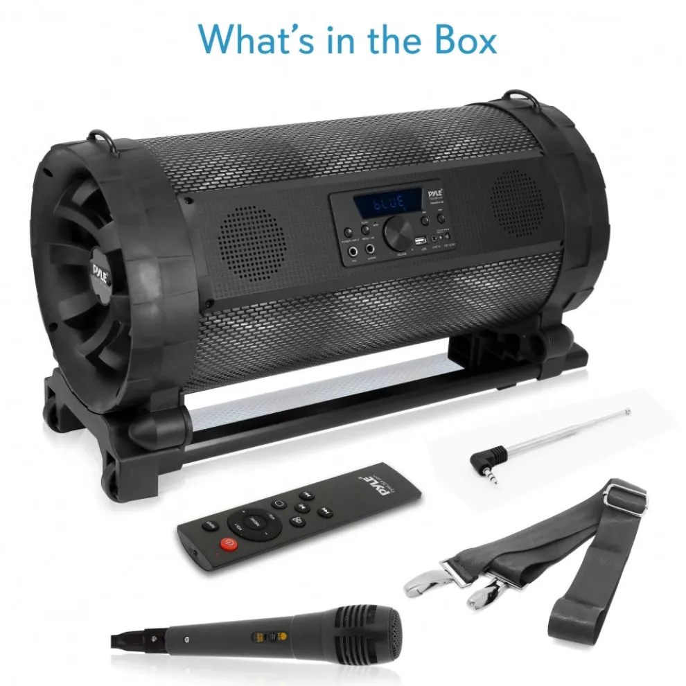 Portable Boombox Mic & Speaker System