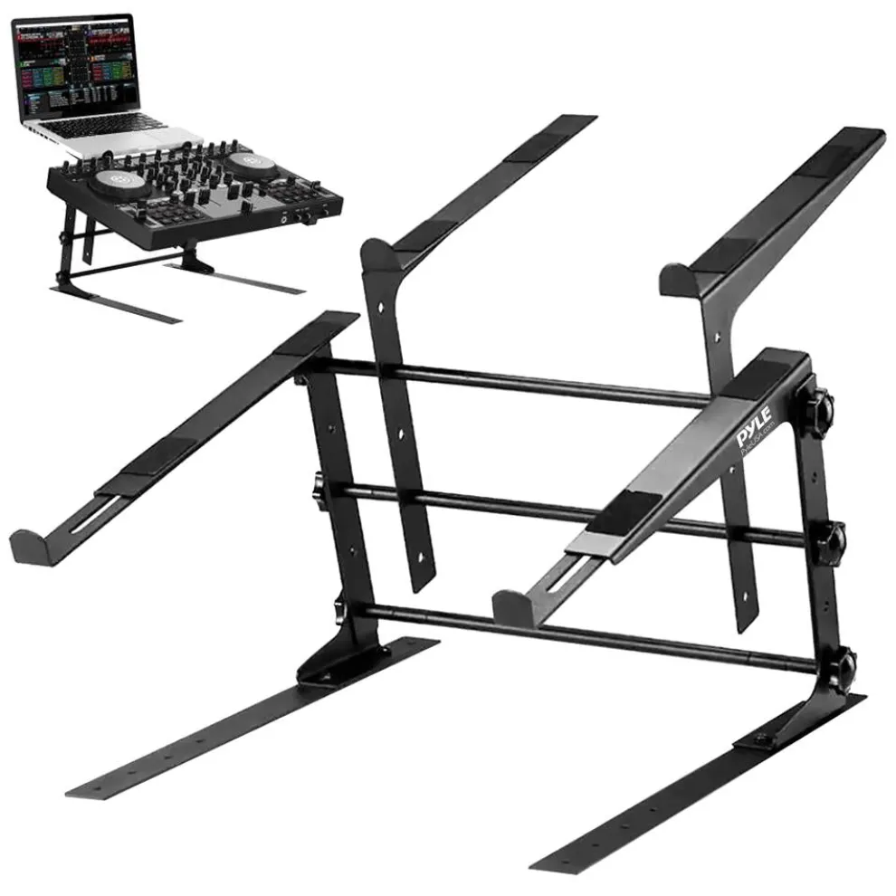 Portable Dual Laptop Stand - Ergonomic Adjustable Steel Design