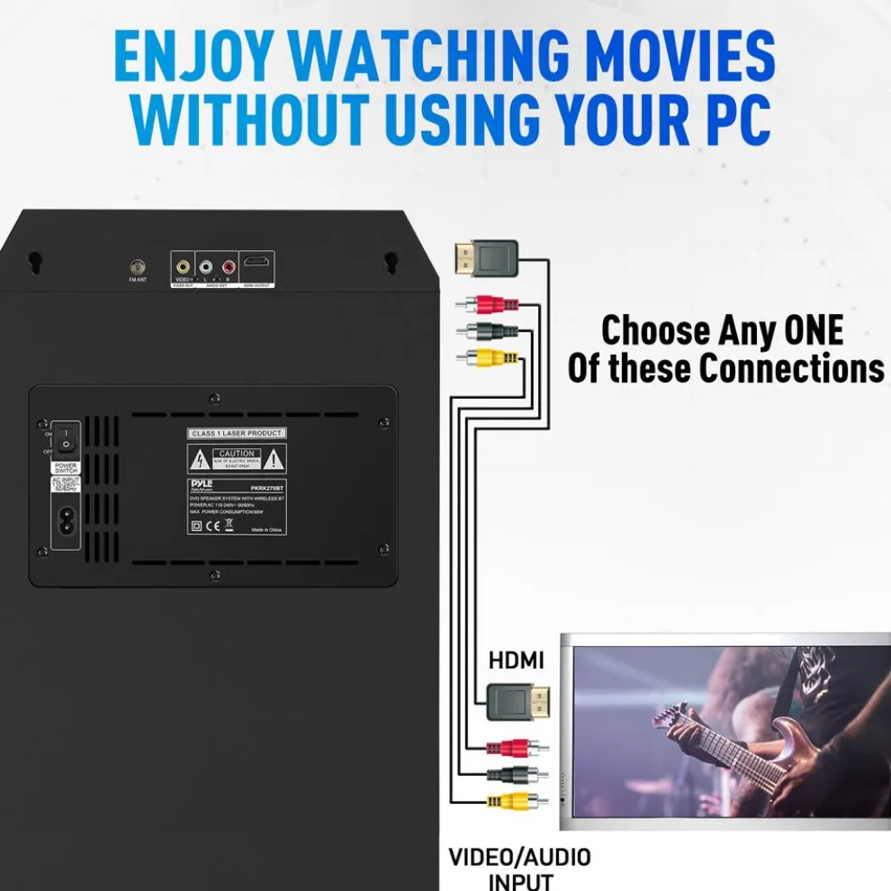 Portable Dvd Video Pa Speaker System