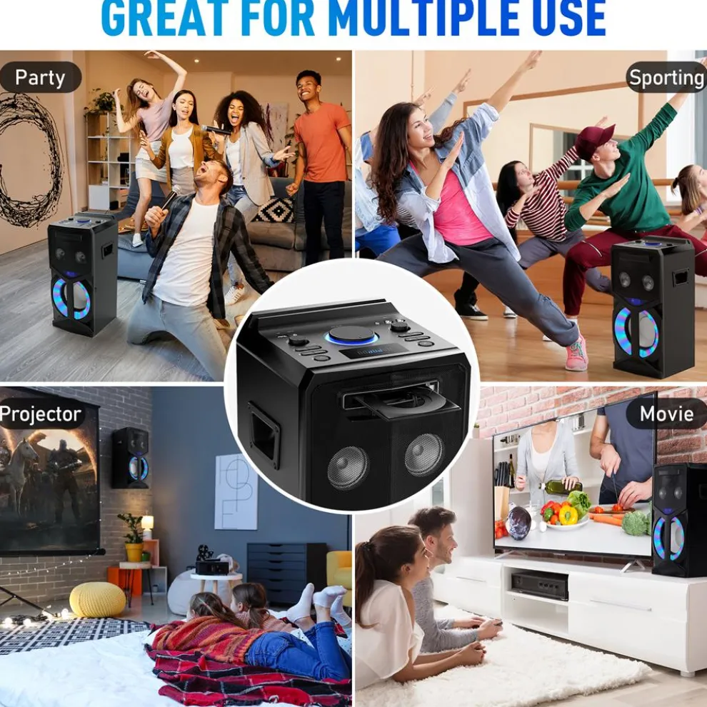 Portable Dvd Video Pa Speaker System