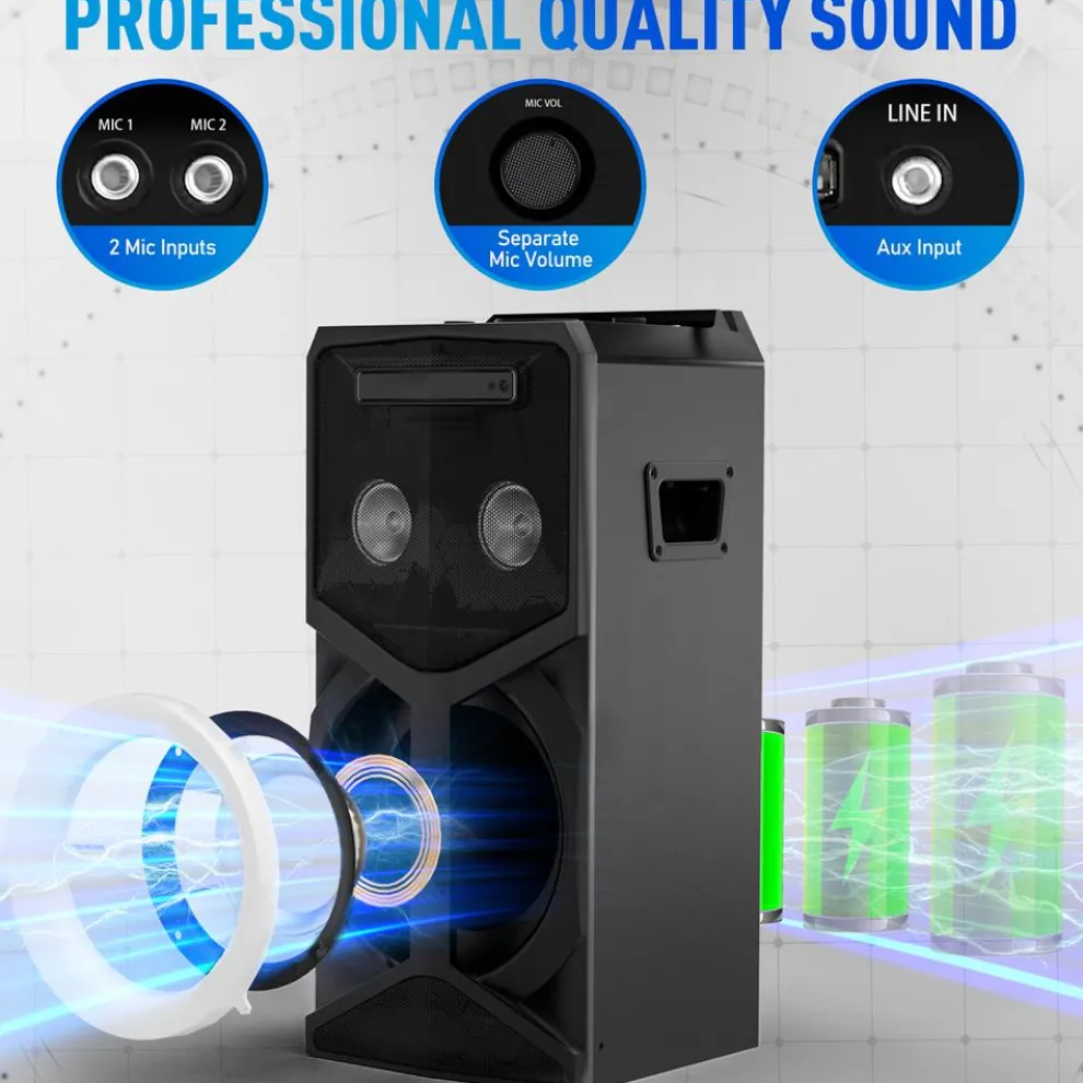 Portable Dvd Video Pa Speaker System