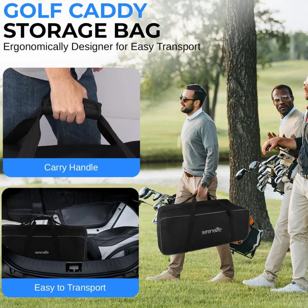 Portable Golf Duffel Bag - Water-Resistant Nylon, Extra Large Storage