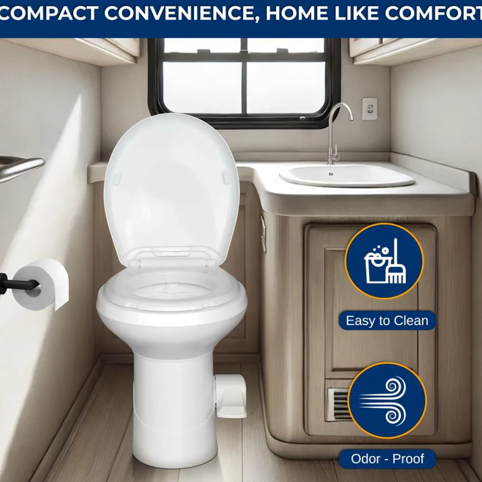 Portable Gravity Flush Toilet