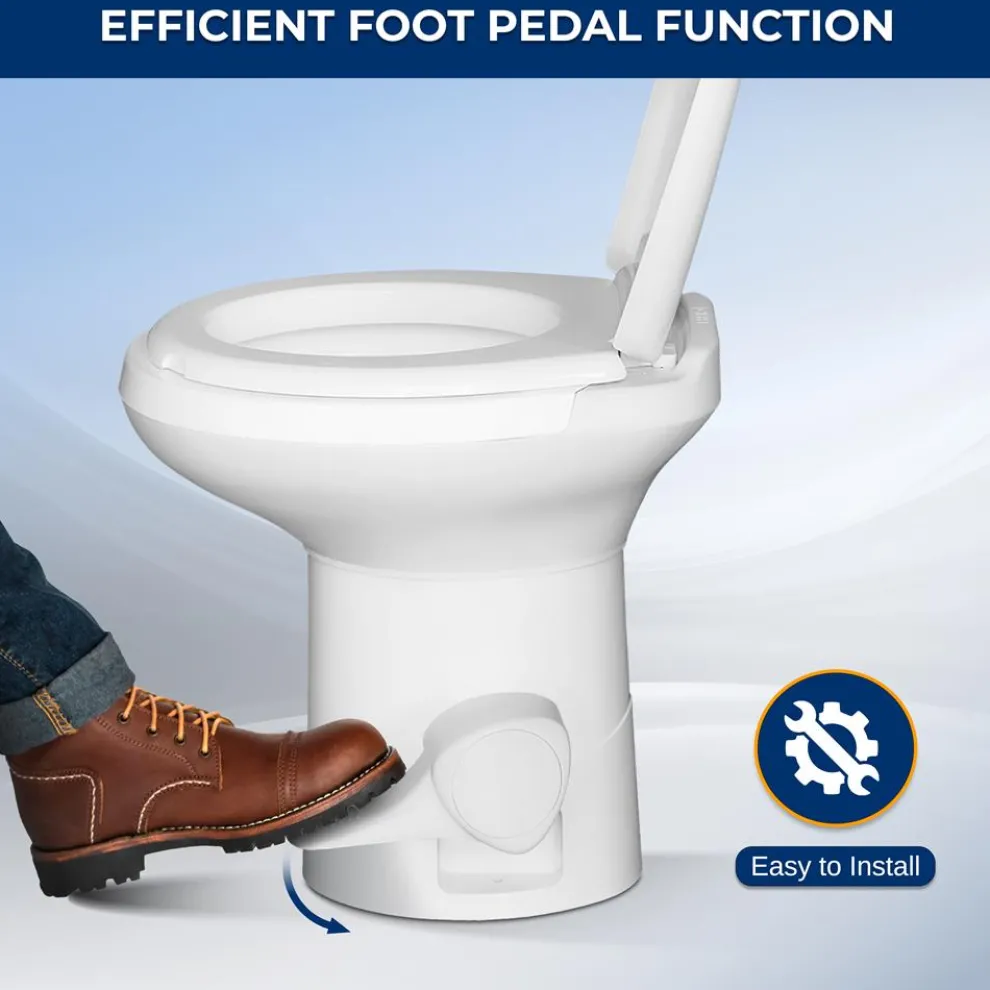 Portable Gravity Flush Toilet