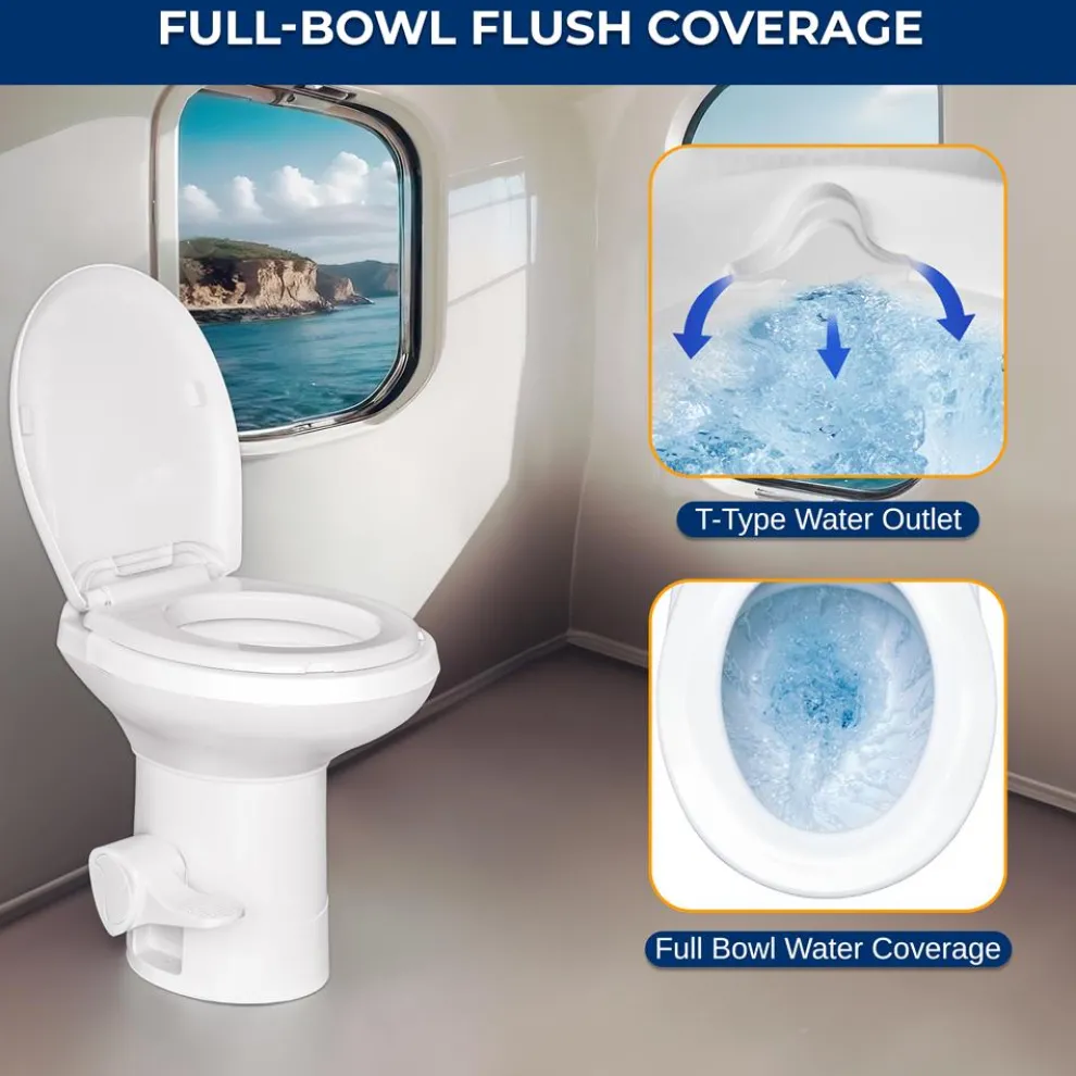 Portable Gravity Flush Toilet