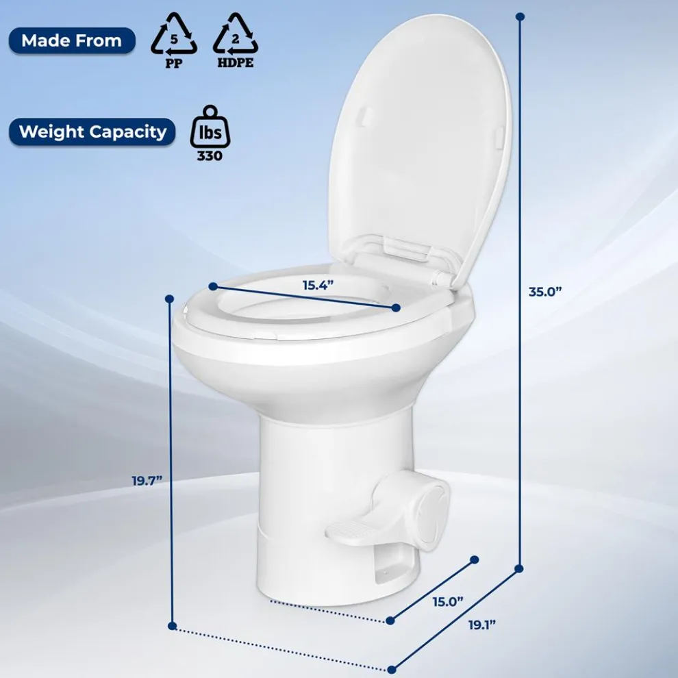 Portable Gravity Flush Toilet