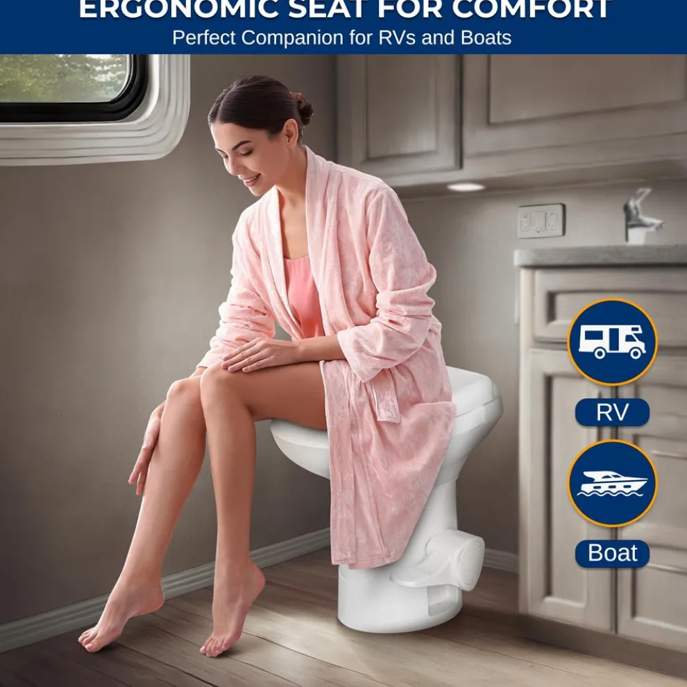 Portable Gravity Flush Toilet