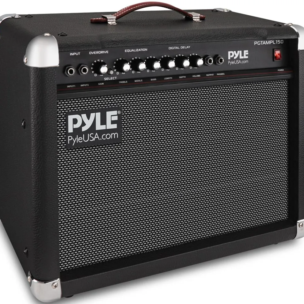 Portable Guitar Amp 40W High-Def Speakers Lightweight Wood Construction