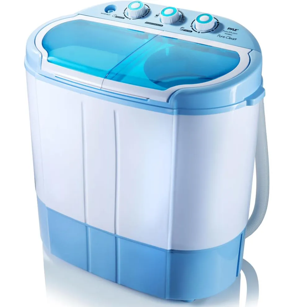 Portable 2-in-1 Washer & Dryer, Energy Efficient, Top-Loading, Blue