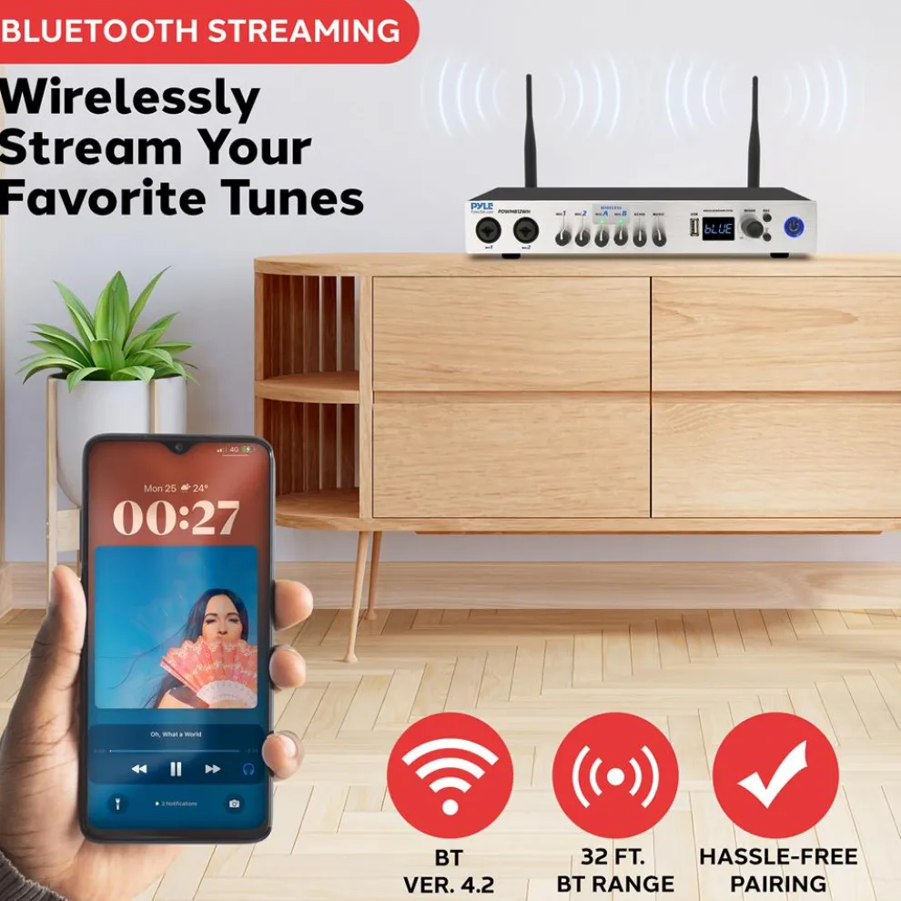 Portable Karaoke Microphone Mixer System