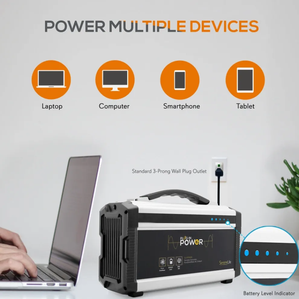 Portable Power Generator 60,000mAh Lithium Battery Dual USB Ports