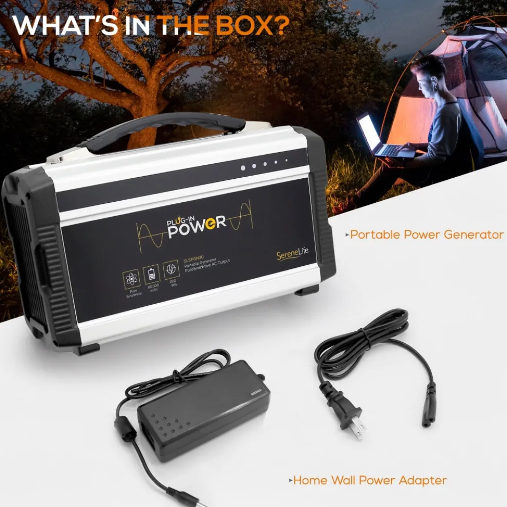Portable Power Generator 60,000mAh Lithium Battery Dual USB Ports