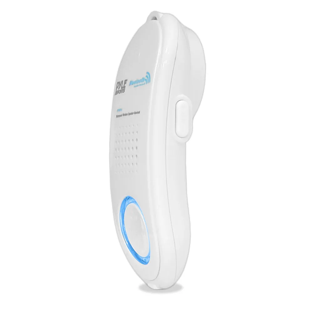 Portable Waterproof Bluetooth Speaker - Hands-Free Calls, 8hr Battery, White