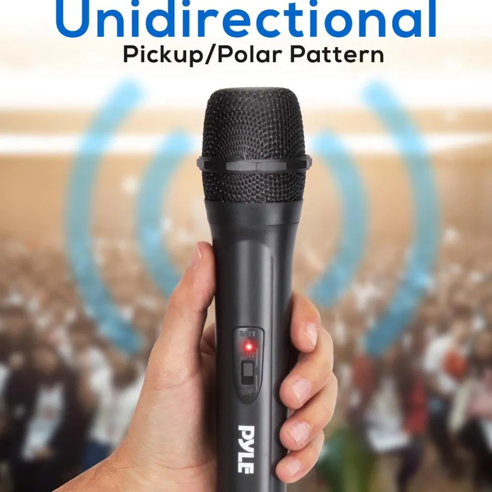 Portable Wireless Microphone System - Crisp Audio, Battery Operated