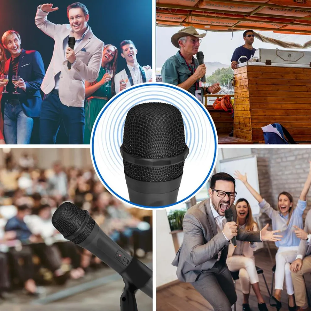 Portable Wireless Microphone System - Crisp Audio, Battery Operated