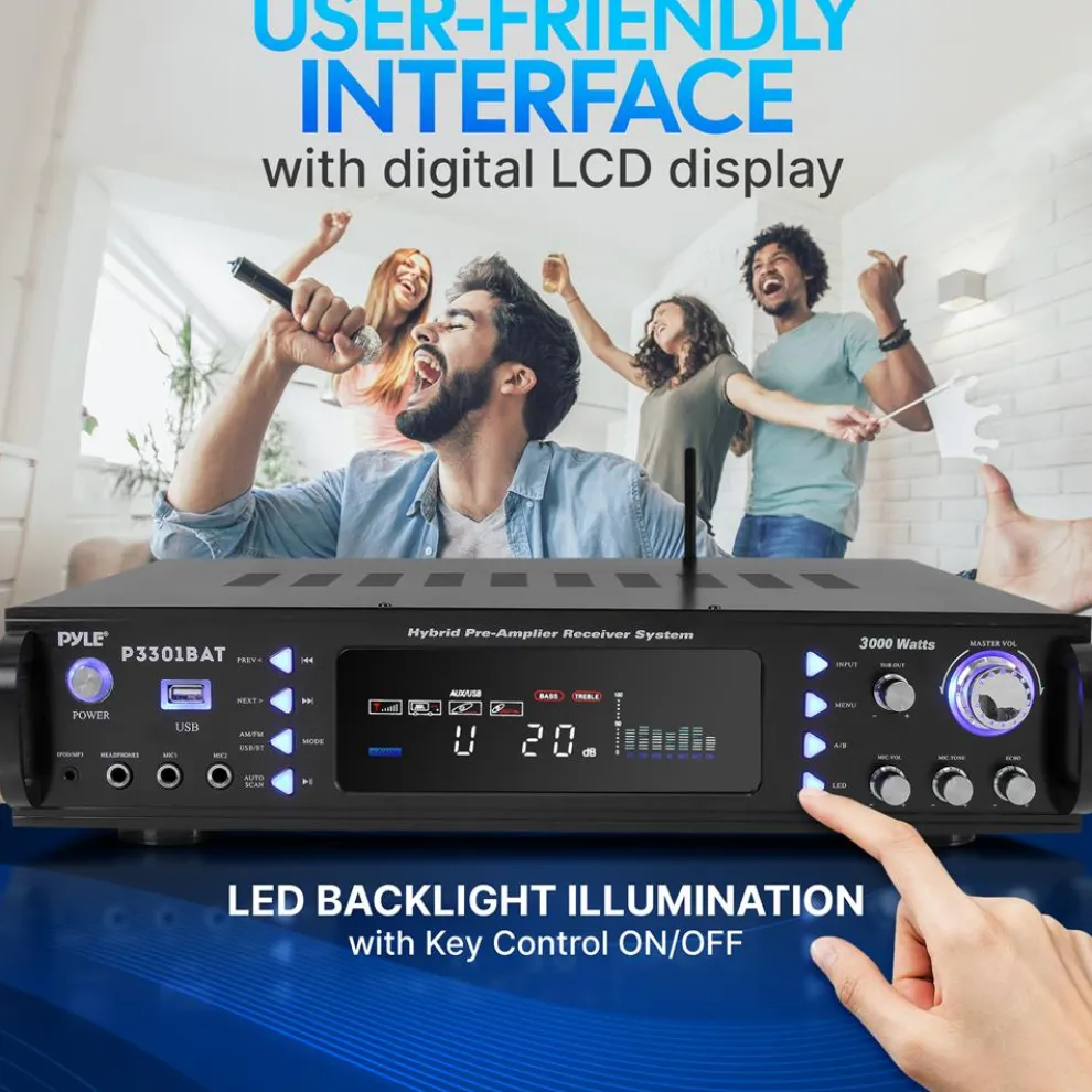 Pro Audio Home Theater Stereo Amplifier