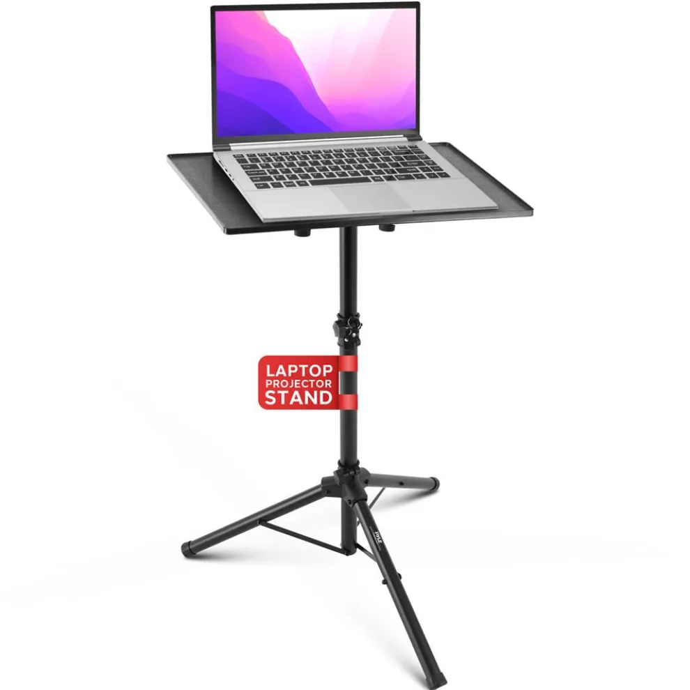 Projector Stand Adjustable Height Durable Metal Construction