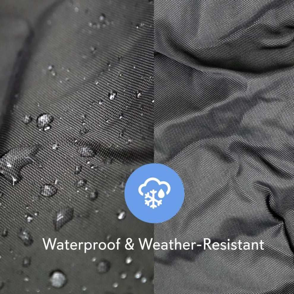 Protective Pontoon Boat Cover, Waterproof 600D Canvas, Fits 17-20ft