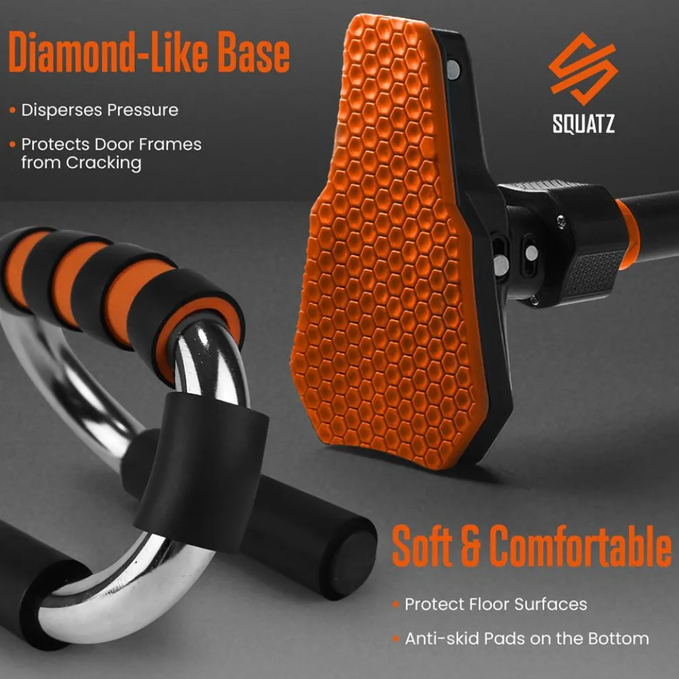 Pull-Up & Push-Up Bar Kit, Full Body Workout, Non-Slip Foam Handles