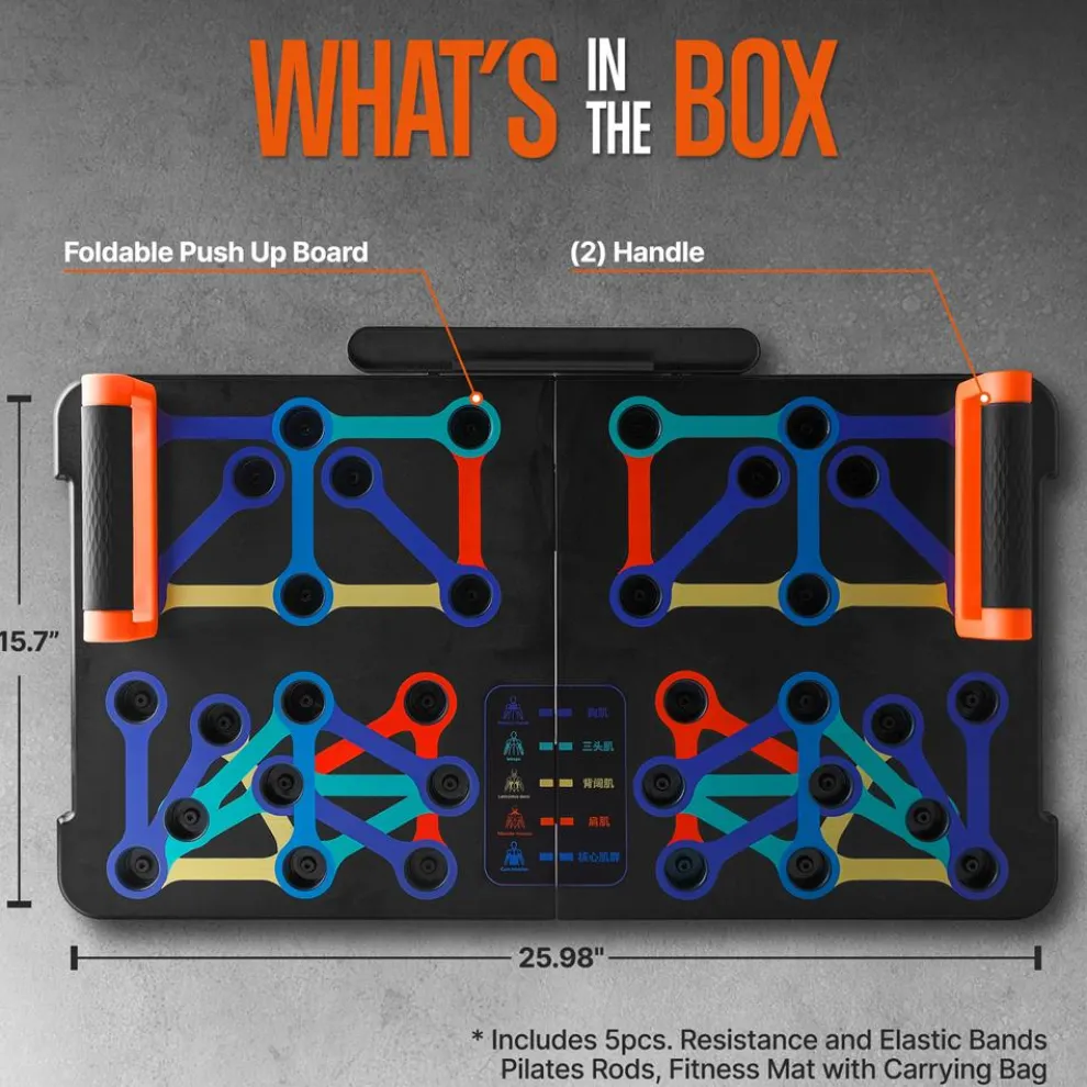 Push Up Board Home Workout Equipment Set