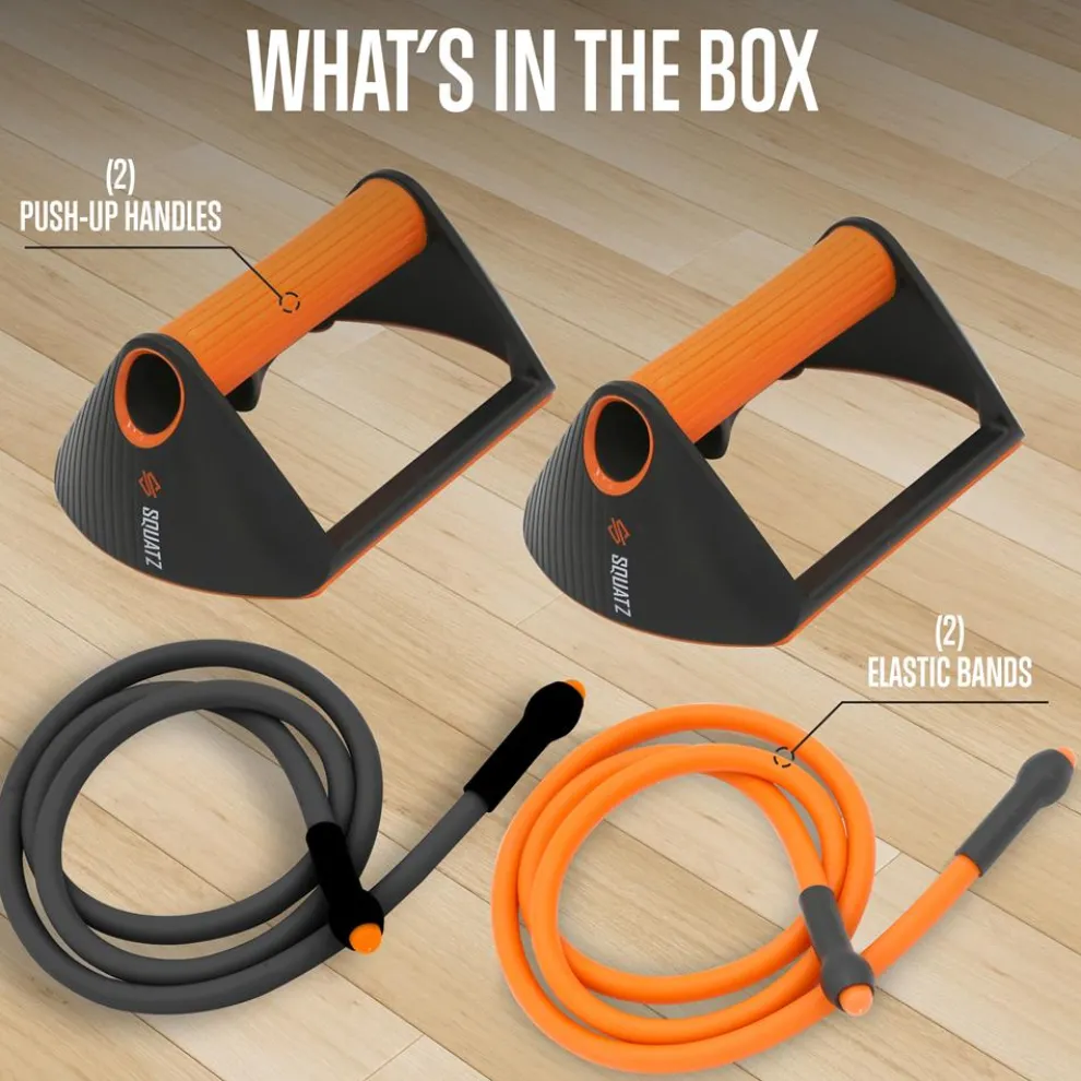 Push Up Rack with Resistance Bands, Anti-Slip Handles, 440lb Capacity