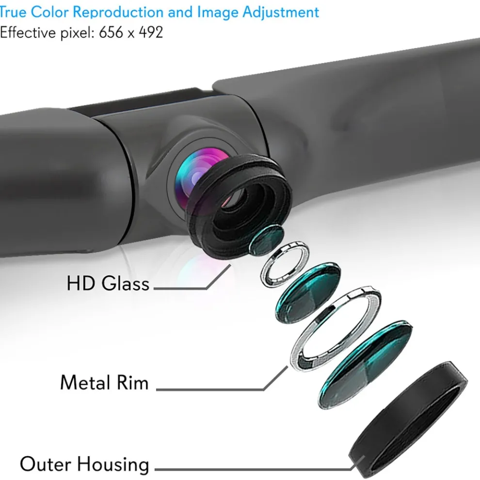 Rear View Backup Camera System, Night Vision, 7