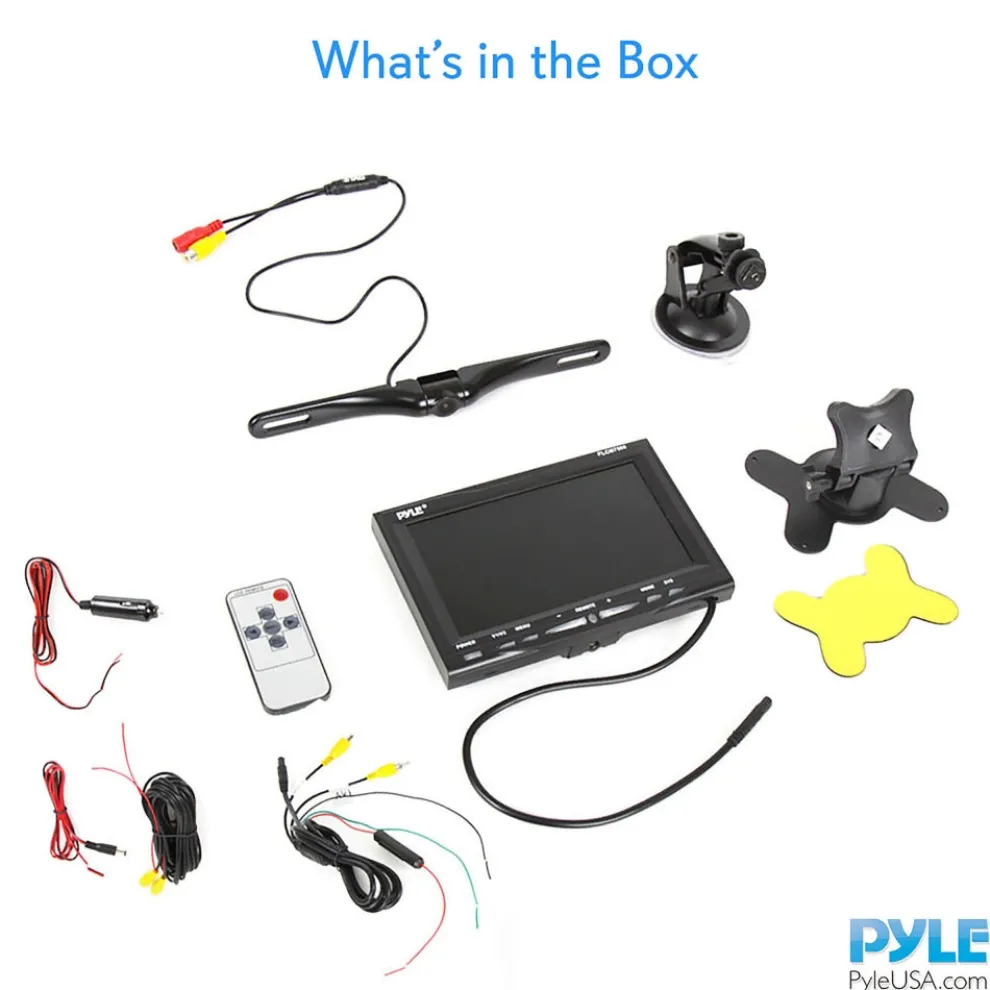 Rear View Backup Camera System, Night Vision, 7