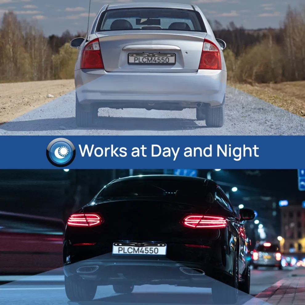 Rearview Backup Camera Kit, Night Vision, Waterproof, 4.3