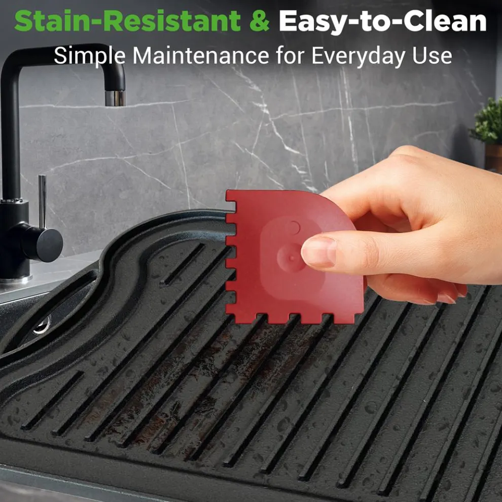 Reversible Cast Iron Griddle - Even Heat, Extra-Wide, Oven Safe