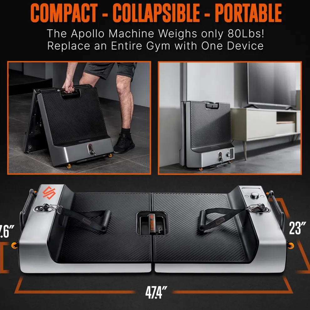 Smart Home Gym Board 265 lbs Resistance, Multifunctional Cable Machine