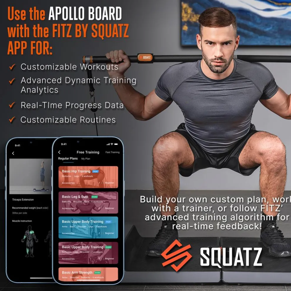 Smart Home Gym Board 265 lbs Resistance, Multifunctional Cable Machine