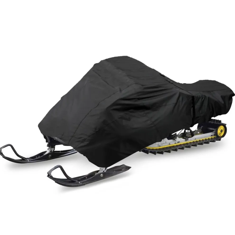 Snowmobile Cover Waterproof Marine Polyester 113" Quick Release Vents