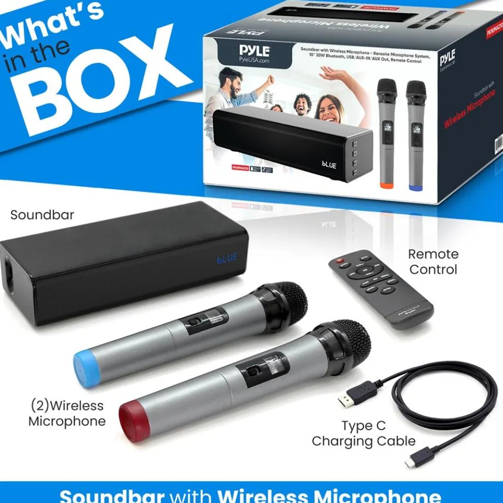Soundbar With Wireless Microphone