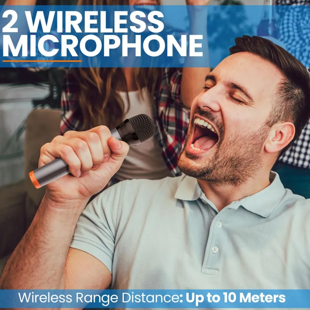 Soundbar With Wireless Microphone