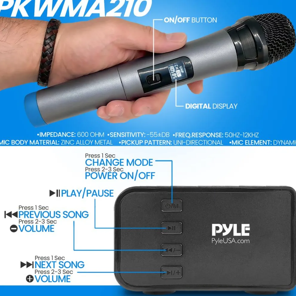 Soundbar With Wireless Microphone