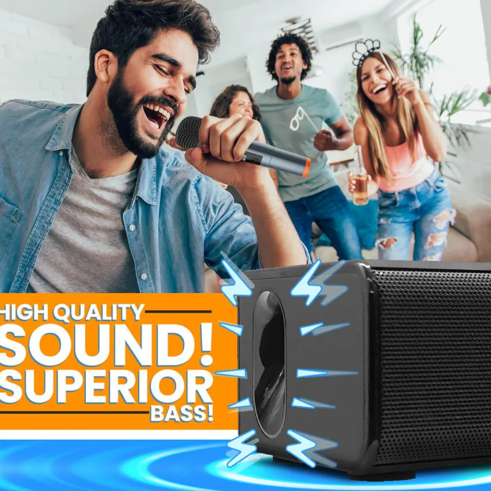 Soundbar With Wireless Microphone
