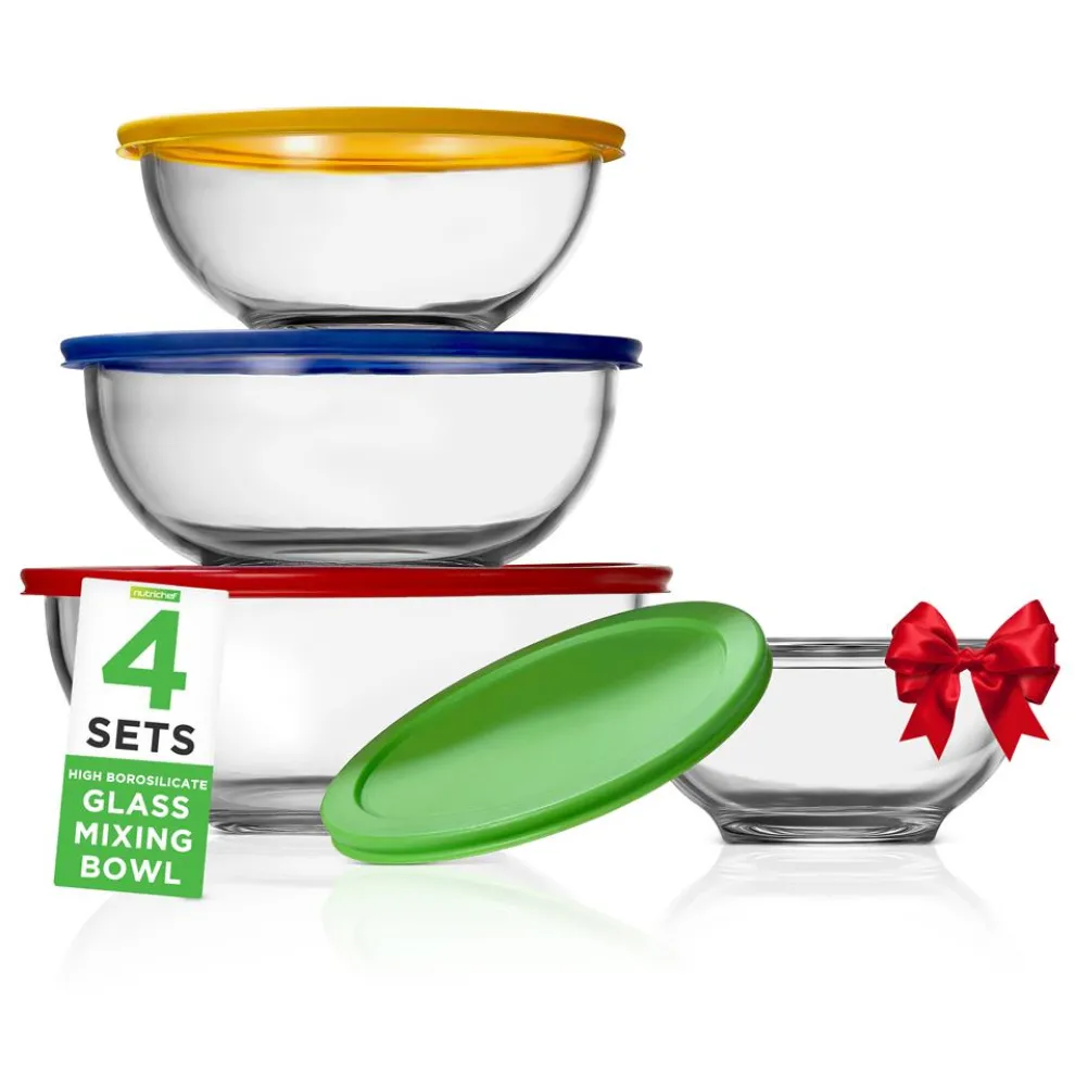 Superior Glass Mixing Bowls With Pe Lids